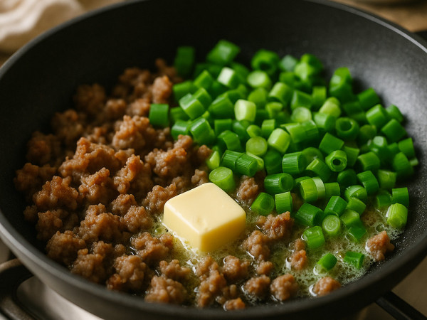 Hearty Country Breakfast Burritos step 2