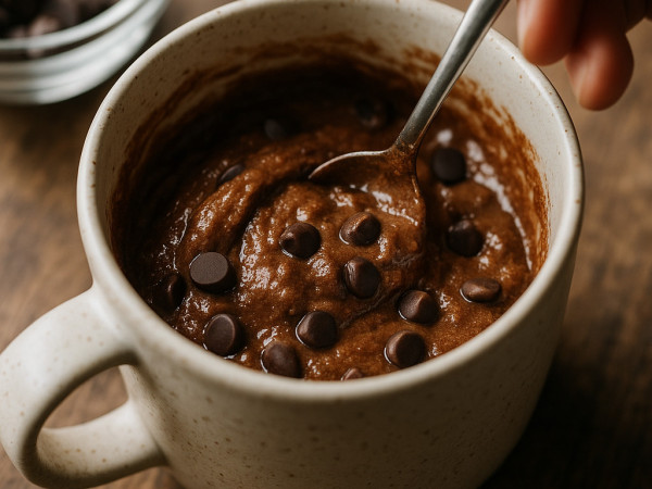 Chocolate Lover's Mug Cake in Paleo Style step 1