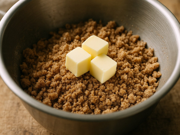 Low-Sugar Cranberry Apple Streusel Pie step 5