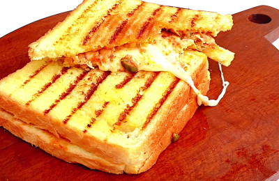Chicken Fajita Sandwich on the Grill