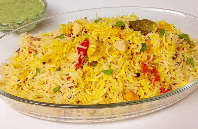 Pilaf with Ground Chicken