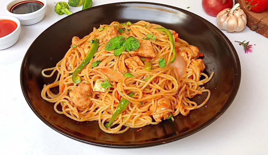 Spaghetti with Chicken
