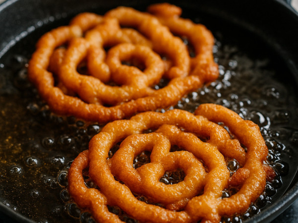 Lightened-Up Air Fryer Funnel Cakes step 3