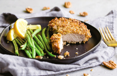 Air Fryer Pecan-Crusted Pork Chops for a Keto Diet