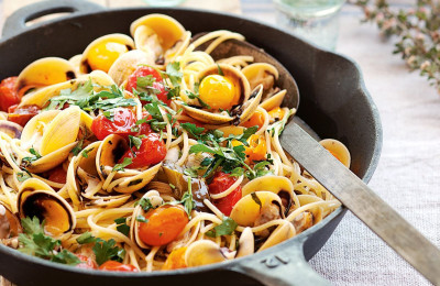 Clam Risotto Spaghetti