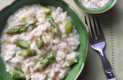 Truffle and Asparagus Risotto