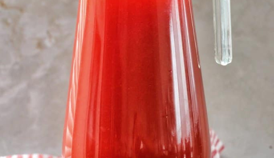 Ruby Rum Buck Drink