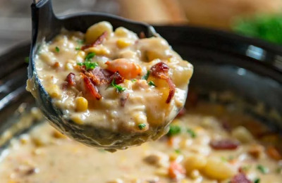 Slow Cooker Corn Chowder with a Kick