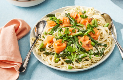 Pasta Primavera with a Smoky Twist