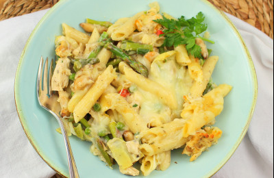 Asparagus and Pasta Casserole