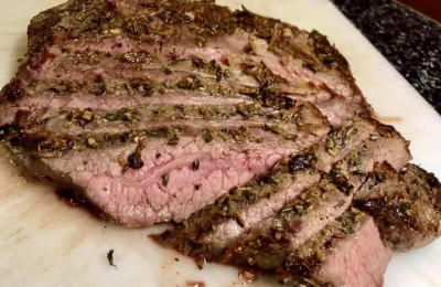 Oranges and Garlic Fennel Flank Steak