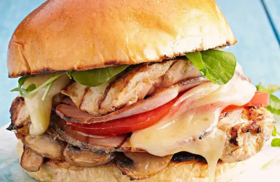Chicken Sandwich with Cordon Bleu Twist