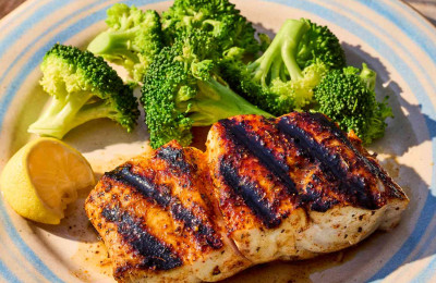Barbecue Broiled Red Snapper
