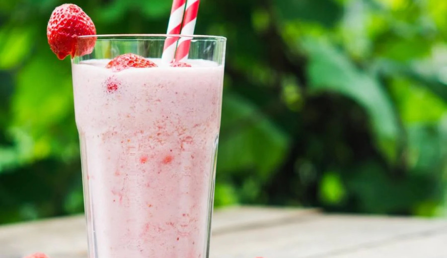 Slim Strawberry Milkshake
