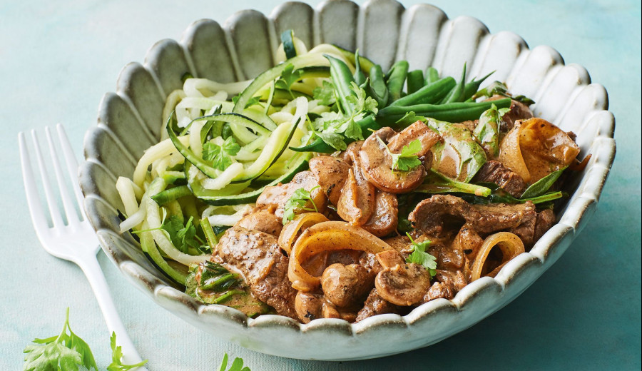 Healthy Beef Stroganoff
