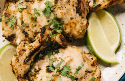 Cilantro and Lime Infused Grilled Chicken