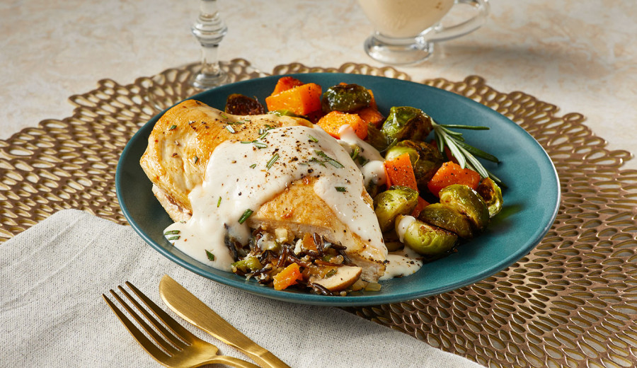 Asiago-Stuffed Chicken Breasts