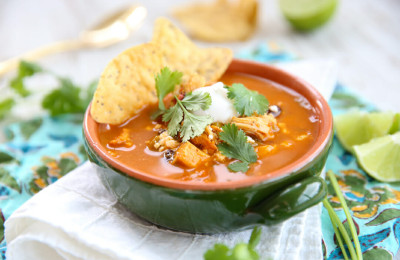 Quick Pressure Cooker Tortilla Soup