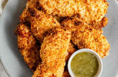 Air Fryer Coconut Chicken Delight