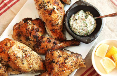 Grilled Chicken with Za'atar Seasoning