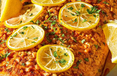 Garlic and Lemon-Infused Salmon