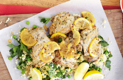 Simmered Chicken with Lemon