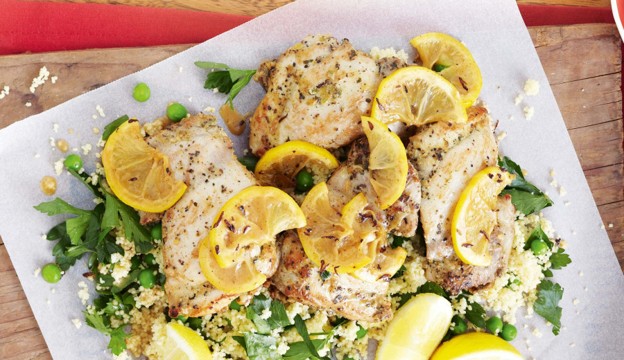 Simmered Chicken with Lemon