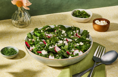 Sandy's Quick Spring Greens Salad