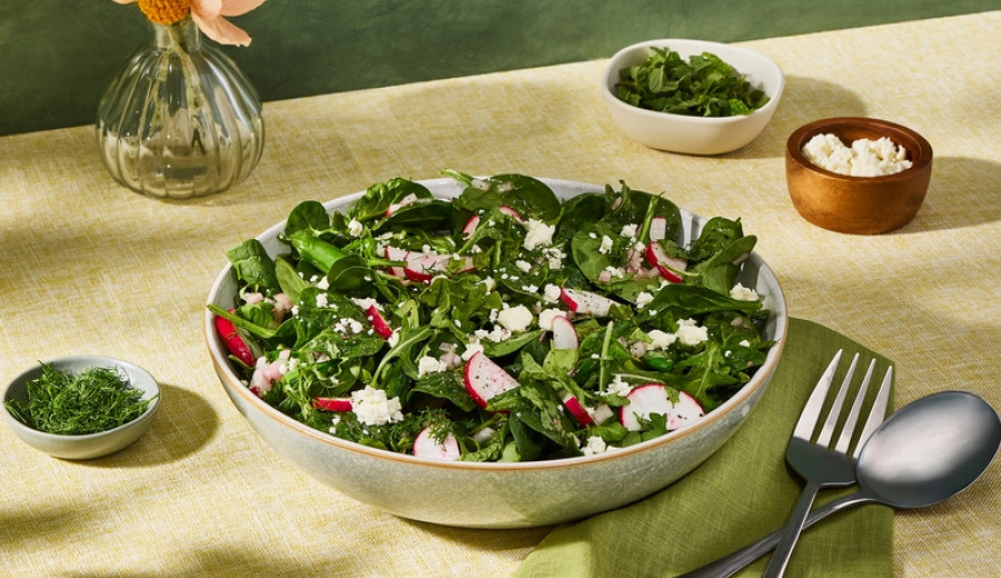Sandy's Quick Spring Greens Salad