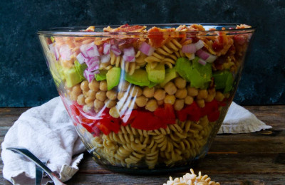 Avocado and Whole Wheat Pasta Salad