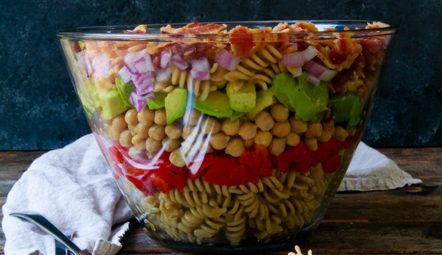 Avocado and Whole Wheat Pasta Salad