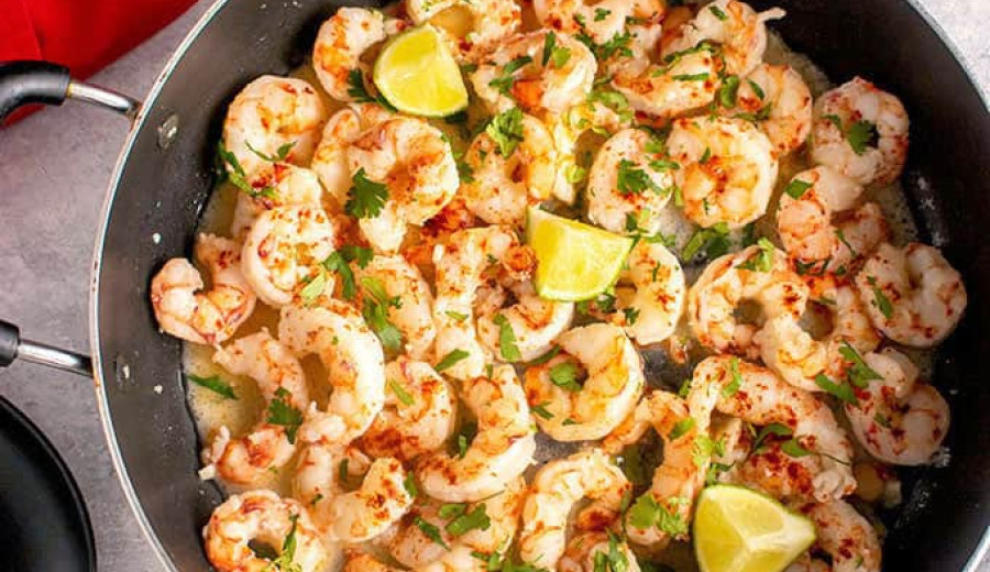 Garlic Lime Shrimp Sauté with Cilantro