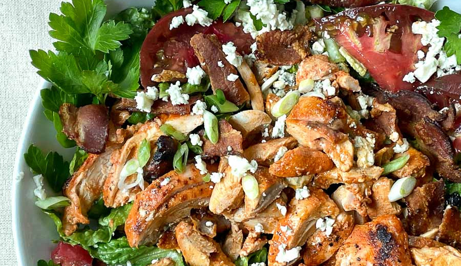 Flavorful Buffalo Blue Cheese Chicken Salad