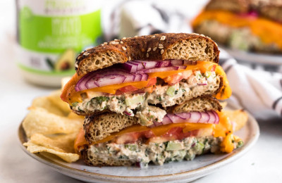 Tuna Melt Sandwiches with Lemon and Dill
