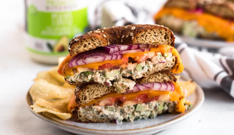 Tuna Melt Sandwiches with Lemon and Dill