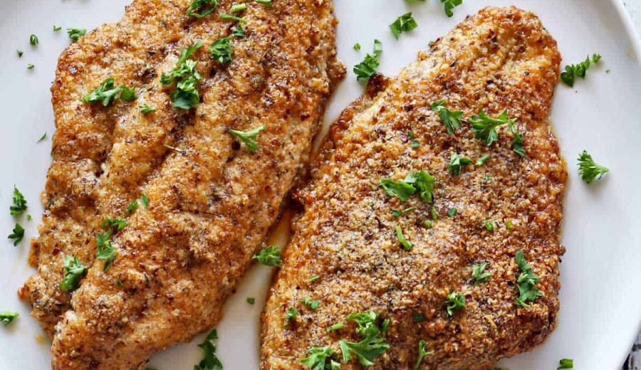 Oven-Baked Catfish with Dijon Mustard