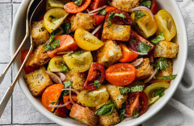 Tomato and Basil Bread Salad