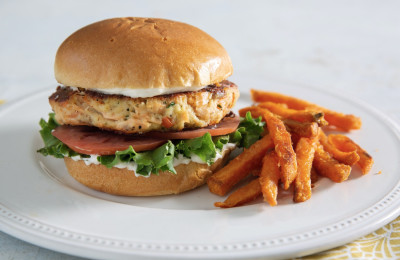 Lemon-Infused Salmon Burger Delight
