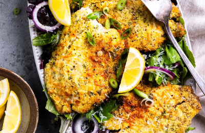 Broiled Tilapia with Lemon and Parmesan