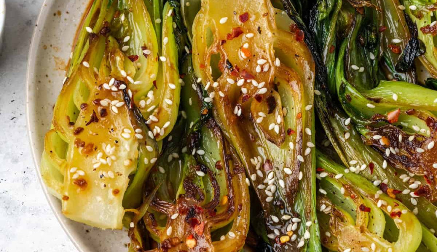 Ginger and Balsamic Bok Choy Delight