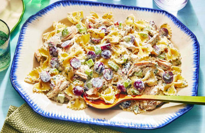 Lemon and Poppy Seed Chicken Pasta Salad