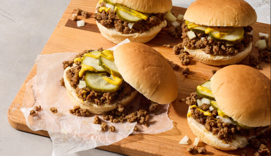 Mediterranean-Inspired Loose Meat Sandwiches