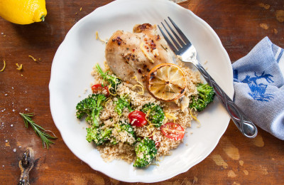 Rosemary-Infused Chicken and Couscous Salad