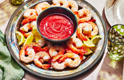 Alcohol-Infused Shrimp