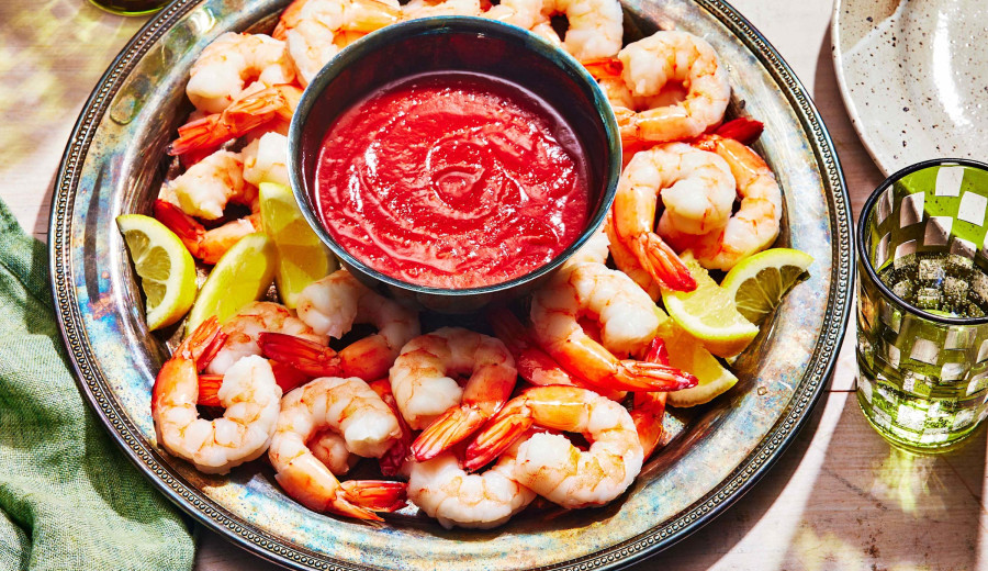 Alcohol-Infused Shrimp