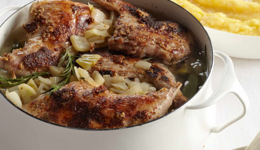 Rosemary-Scented Rabbit Dish
