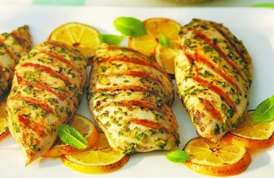 Chicken with Fresh Mint