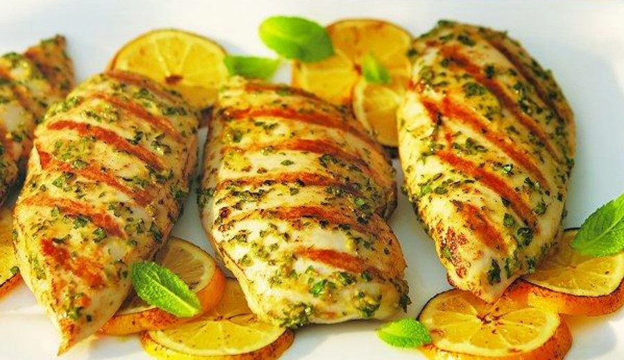 Chicken with Fresh Mint