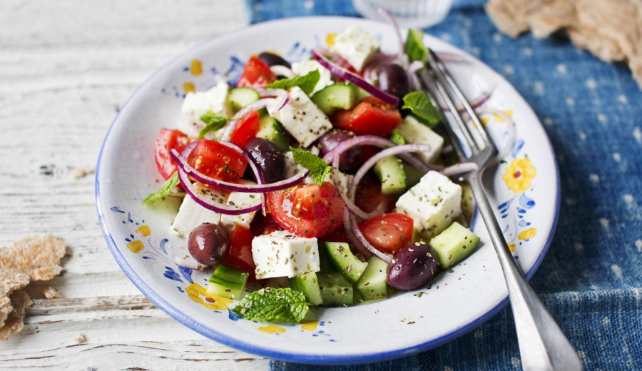 Quick Feta Cheese Salad