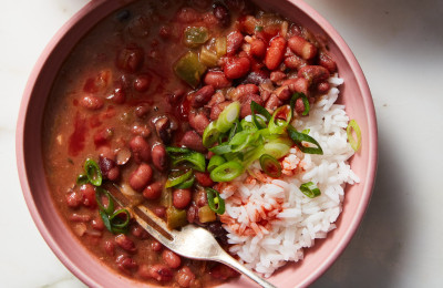 Quick NOLA-Style Vegan Red Beans with Instant Pot®